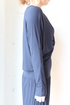 DOUBLE STANDARD　CLOTHING（ダブルスタンダードクロージング）REAL RAYON SPANリボンボレロ/   3802031 /ネイビー【送料無料】画像3